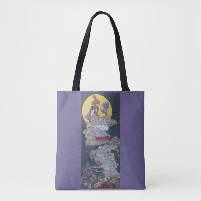 Rabbit and Moon Goddess Tote Bag (Front)