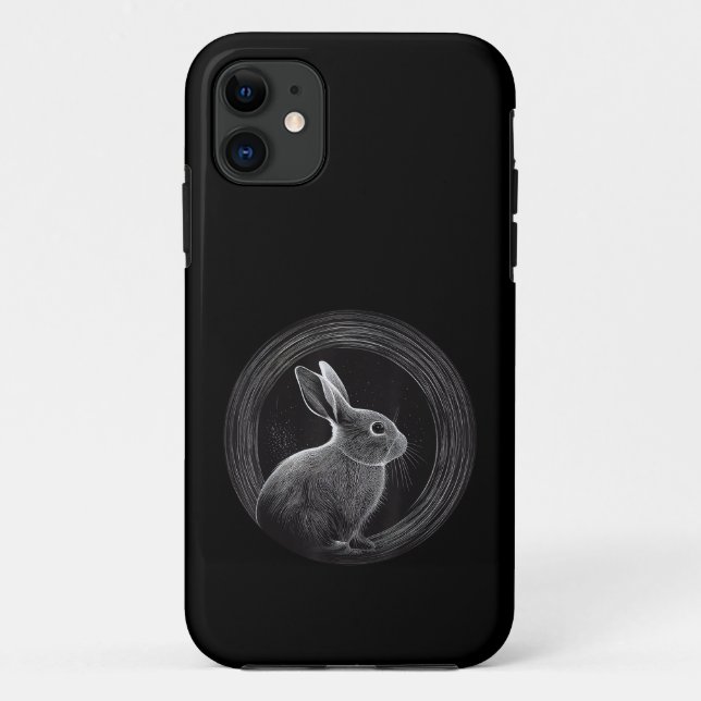 Rabbit Animal Lover Wildlife Rabbits Case-Mate iPhone Case (Back)