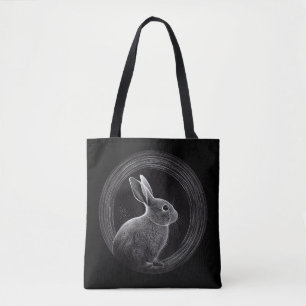 Rabbit Animal Lover Wildlife Rabbits Tote Bag