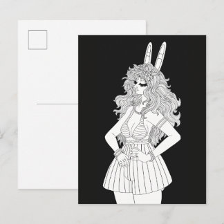 Rabbit Anthro Postcard