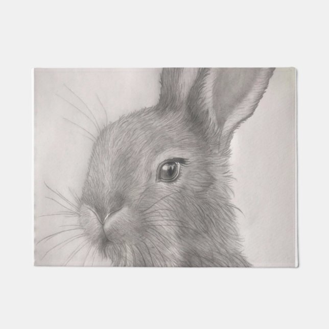 Rabbit Art Door Mats (Front)