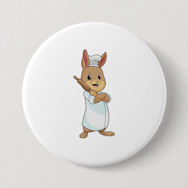Rabbit as Baker with Rolling pin (Front)