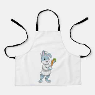 Rabbit as Cook with Carrot Apron