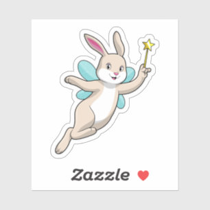 Rabbit as Fairy with Magic wand