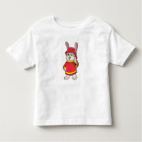 Rabbit as Firefighter with Helmet