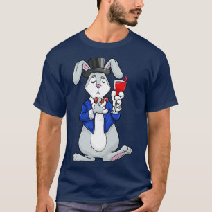 Rabbit as groom with jacket and cylinder T-Shirt