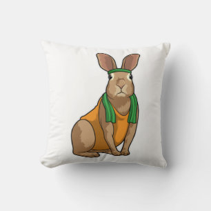 Rabbit as Runner with Towel Cushion