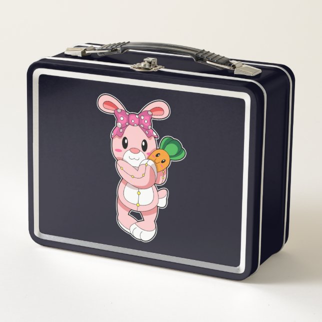 Rabbit as Toy Metal Lunch Box (Front)