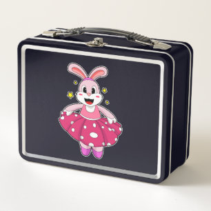 Rabbit at Ballet Dance Metal Lunch Box
