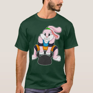 Rabbit at Fitness with Dumbbell T-Shirt