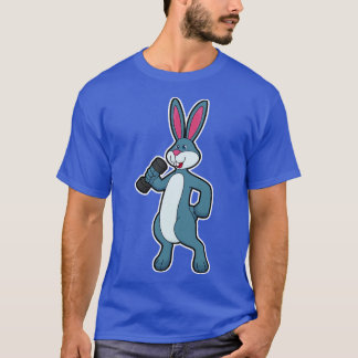 Rabbit at Strength training with Dumbbell T-Shirt