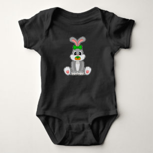 Rabbit Baby Pacifier Bodysuit