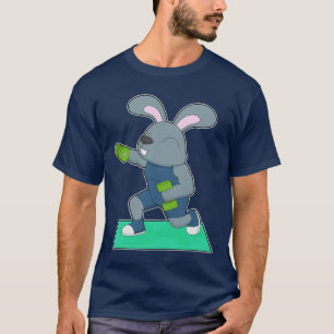 Rabbit Bodybuilder Dumbbells Bodybuilding T-Shirt