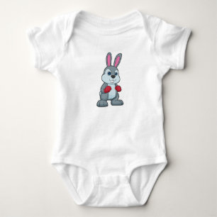 Rabbit Boxing Boxer Boxing gloves Baby Bodysuit