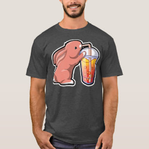 Rabbit Bubble Tea Adorable Kawaii Animal Cute Boba T-Shirt
