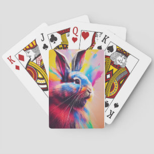 Rabbit Bunny Animal Discovery Adventure Nature Playing Cards