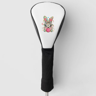 Rabbit Bunny Blowing Bubble Gum Easter Day Coquett Golf Head Cover