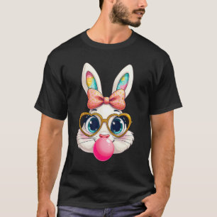 Rabbit Bunny Blowing Bubble Gum Easter Day Cute 1 T-Shirt