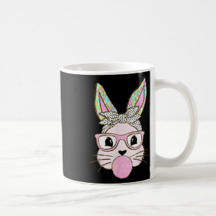 Rabbit Bunny Blowing Bubble Gum Easter Day Cute Coffee Mug