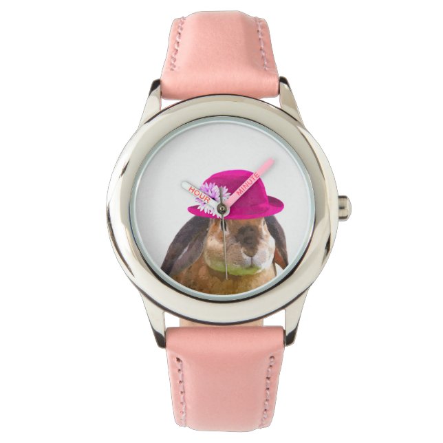 Rabbit bunny cute funny animal girl kids children watch (Front)