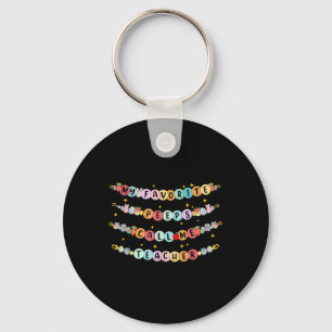 Rabbit Bunny Easter Day Bracelet Eggs Teacher Teac Key Ring