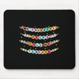 Rabbit Bunny Easter Day Bracelet Eggs Teacher Teac Mouse Pad