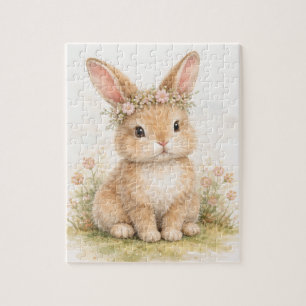 Rabbit Bunny Hare Easter Animal Wildlife Cute  Jigsaw Puzzle