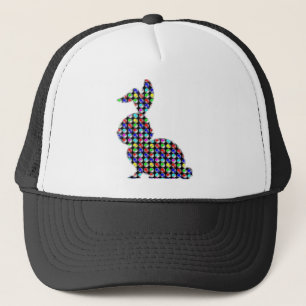 RABBIT Bunny Pet Kids Children NavinJOSHI NVN53 zo Trucker Hat