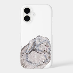 Rabbit Bunny Phone Case, Rabbit Illustration