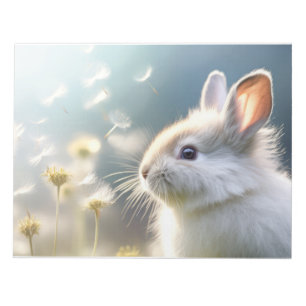Rabbit Bunny Wild Animal Tranquil Peace Notepad