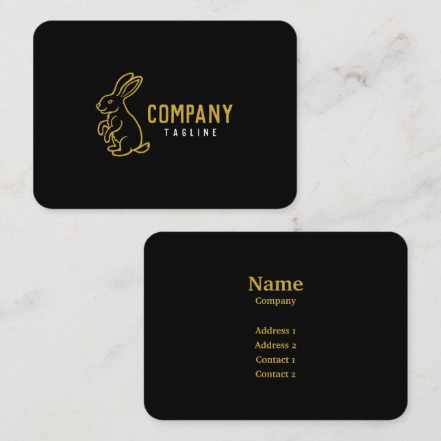 Rabbit business card (Front/Back)