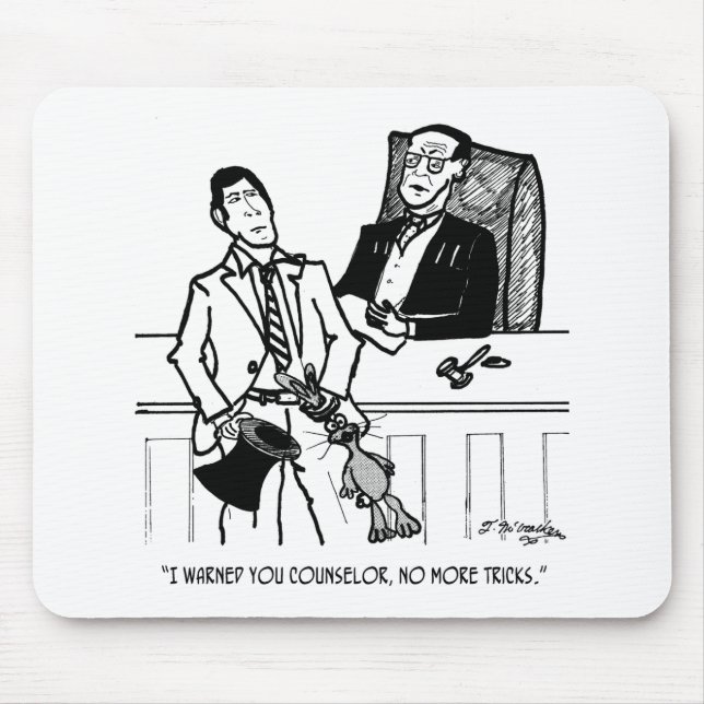 Rabbit Cartoon 2647 Mouse Pad (Front)