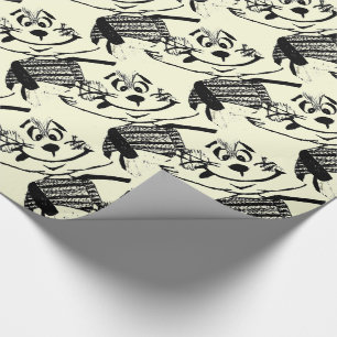 Rabbit Cartoon Wrapping Paper