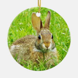 rabbit ceramic tree decoration