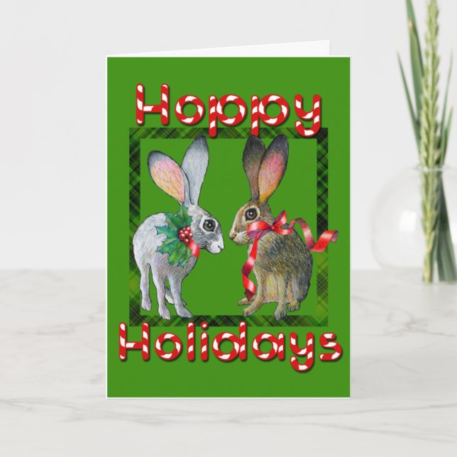 Rabbit Christmas Card (Front)
