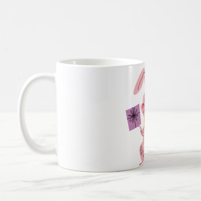 Rabbit Coffee Mug (Left)