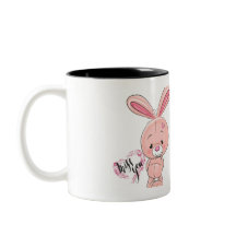 Rabbit coffee mug