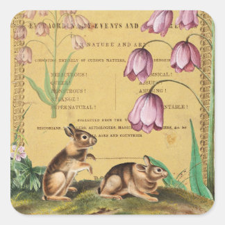 Rabbit Collage Sticker Journal Planner Packaging