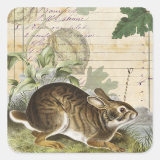 Rabbit Collage Sticker Journal Planner Packaging