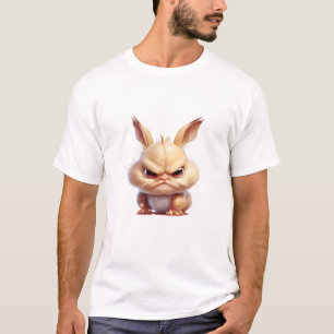 Rabbit Cute Adorable Humourous Illustration T-Shirt