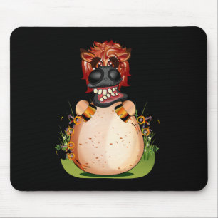 Rabbit Cycling Cyclist Pony Kids Horse Mouse Pad