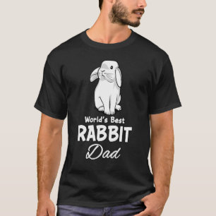 Rabbit Dad Cute Bunny Pet For Father Men T-Shirt
