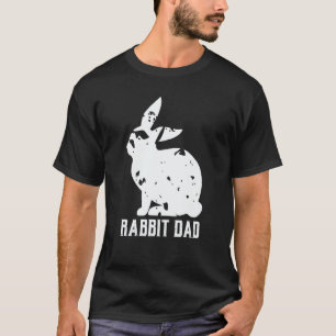 Rabbit Dad Mens Boys Owner Pet Bunny Easter Animal T-Shirt