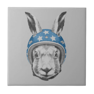Rabbit Daredevil Ceramic Tile