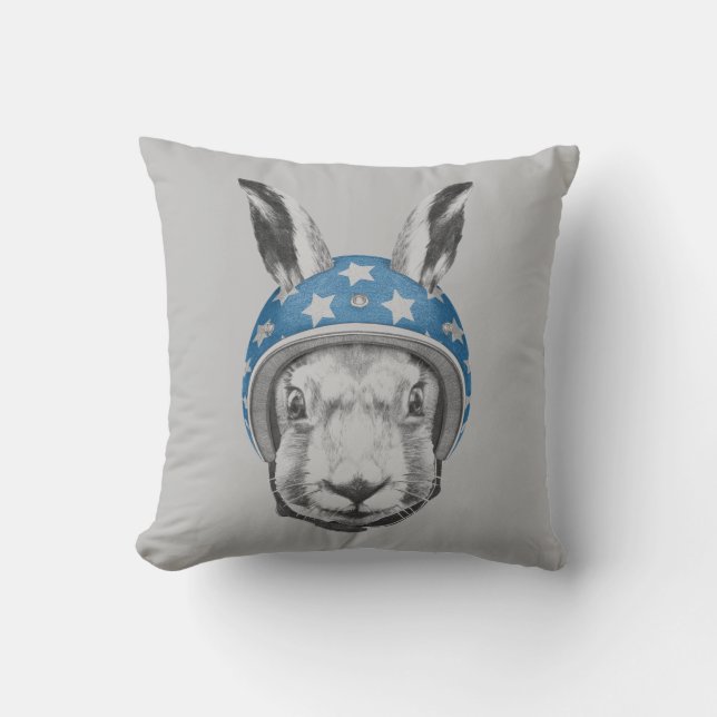 Rabbit Daredevil Cushion (Front)