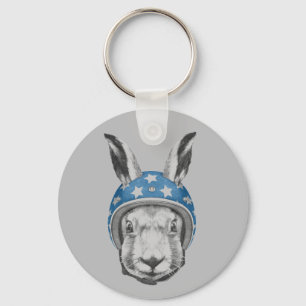 Rabbit Daredevil Key Ring