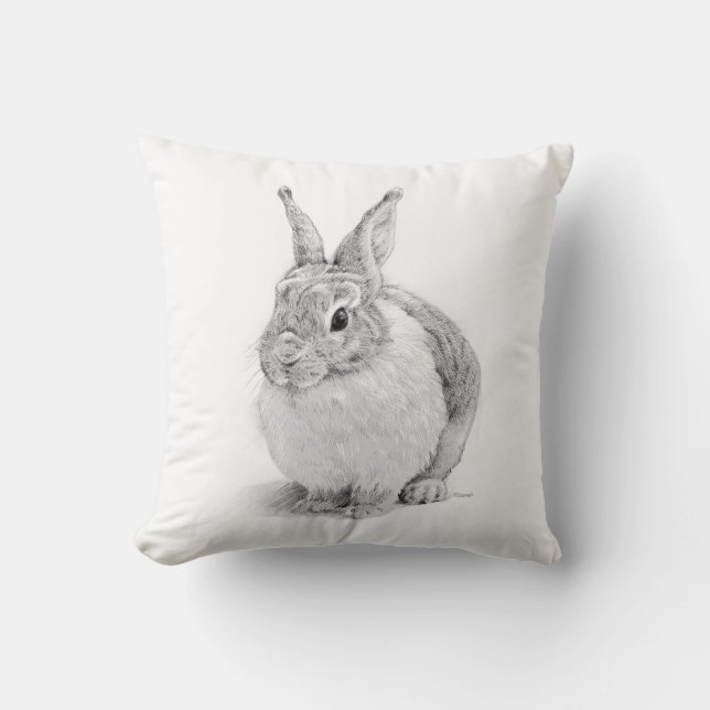 Rabbit Day Cushion (Front)