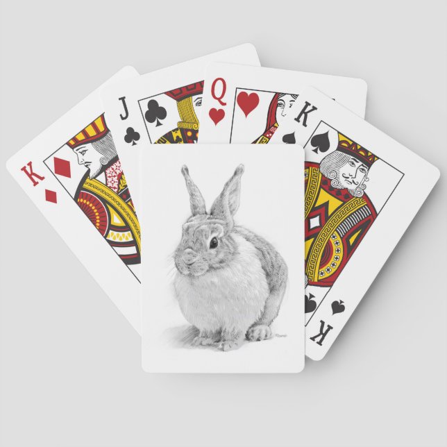 Rabbit Day Playing Cards (Back)