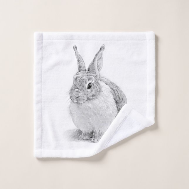 Rabbit Day Wash Cloth (Wash Cloth)