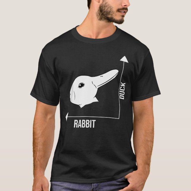 Rabbit Duck Illusion T-Shirt (Front)